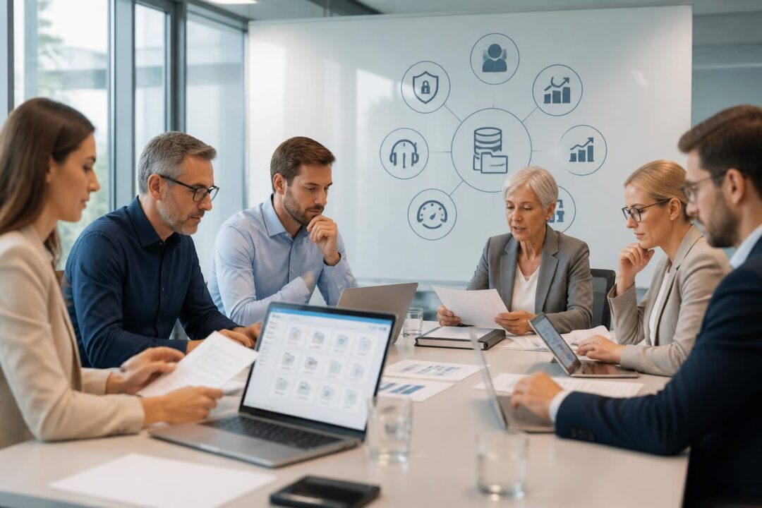 entdecken sie die 8 wichtigsten auswahlkriterien zur wahl des passenden dokumentenmanagementsystems (dms) für mittelständische unternehmen.
